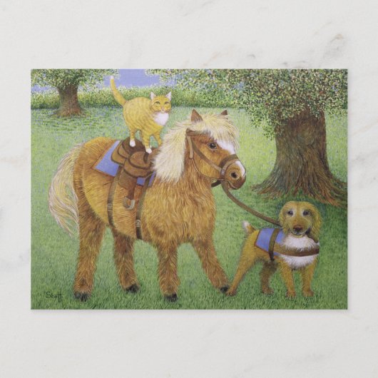 Der gesamte Spaß Postkarte (Vorderseite)