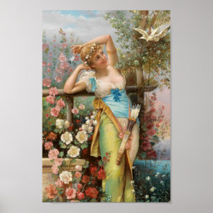 Der Gesandte der Liebe von Hans Zatzka - Poster