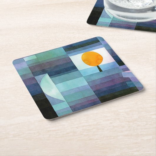 Der Gesandte des Herbstes, Klee Rechteckiger Pappuntersetzer (angewinkelt)