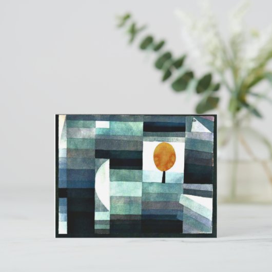 Der Gesandte des Herbstes von Paul Klee Postkarte (Stehend Vorderseite)