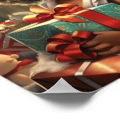 Der Geschenkgeist: Afrikanisches amerikanisches Mä Poster (Ecke)