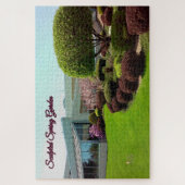 Der geschichtsträchtige Frühlingspark - Stille Rät Puzzle (Vertikal)