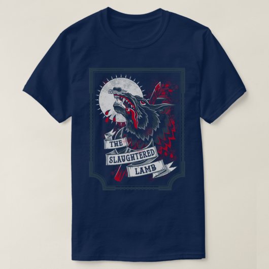 Der geschlachtete Lamm-Horror T-Shirt (Design vorne)