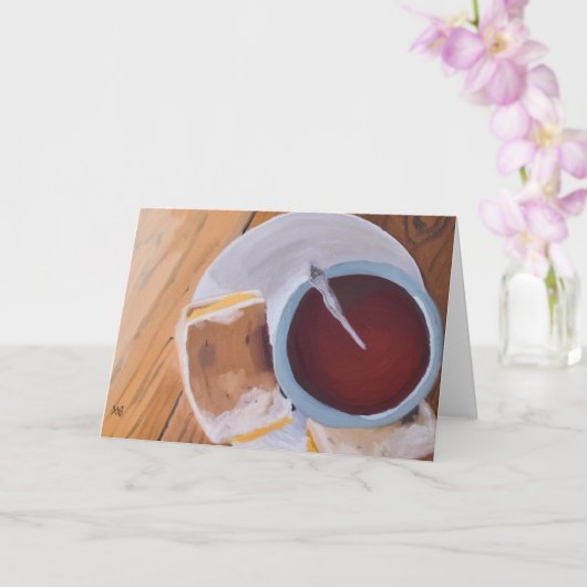 Der Geschmack der Wärme Karte (Orchidee)