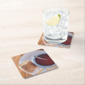 Der Geschmack der Wärme Rechteckiger Pappuntersetzer (Vor Ort)