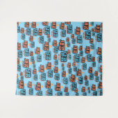 Der Geschmack von Obst: "새 콤 콤" (sae-com dal-com) Wandteppich (Vorderseite (Horizontal))