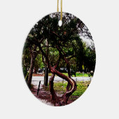 Der geschwungene Baum 1123 Keramik Ornament (Rechts)