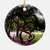 Der geschwungene Baum 1123 Keramik Ornament (Hinten)