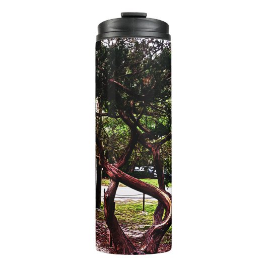 Der geschwungene Baum 1123 Thermosbecher (Vorderseite)