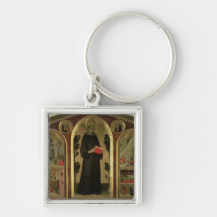 Der gesegnete Agostino Novello Altarpiece Schlüsselanhänger