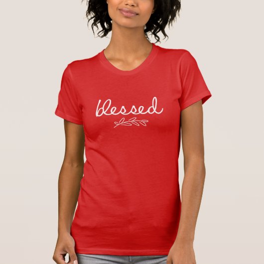 Der gesegnete T - Shirt der Frauen (Vorderseite)