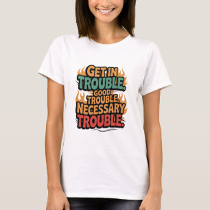 Der gesellige John Lewis Tea bekommt gute, notwend T-Shirt