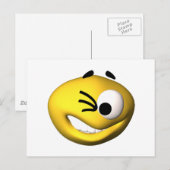 Der Gesichtsladen bringt dir einen Wind Postkarte (Vorne/Hinten)