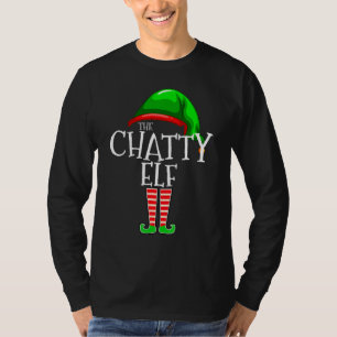 Der gesprächige Elf passend zur Familien-Weihnacht T-Shirt