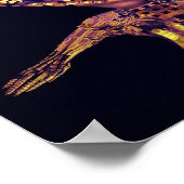 Der Gestochen Tanzer drucken Poster (Ecke)