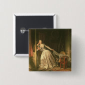 Der gestohlene Kuss, c.1788 Button (Vorne & Hinten)