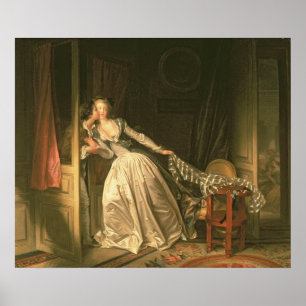 Der gestohlene Kuss, c.1788 Poster
