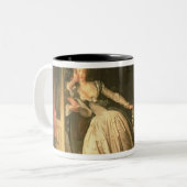 Der gestohlene Kuss, c.1788 Zweifarbige Tasse (Vorderseite Links)