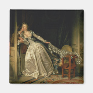 Der gestohlene Kuss durch Jean-Honore Fragonard Magnet