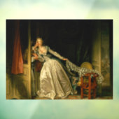 Der gestohlene Kuss Fragonard Fensteraufkleber (Blatt 3)