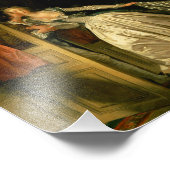 Der gestohlene Kuss Fragonard Fotodruck (Ecke)