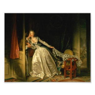 Der gestohlene Kuss Fragonard Fotodruck