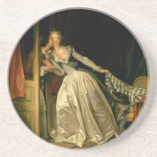 Der gestohlene Kuss Fragonard Getränkeuntersetzer (Vorne)