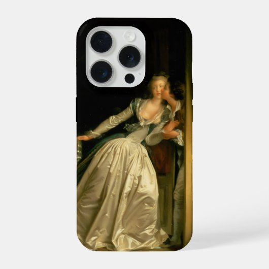 Der gestohlene Kuss Fragonard iPhone Hülle (Rückseite)