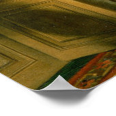 Der gestohlene Kuss Fragonard Poster (Ecke)