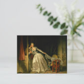 Der gestohlene Kuss Fragonard Postkarte (Stehend Vorderseite)