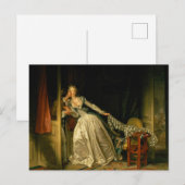 Der gestohlene Kuss Fragonard Postkarte (Vorne/Hinten)