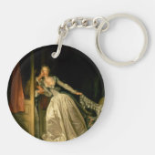 Der gestohlene Kuss Fragonard Schlüsselanhänger (Rückseite)