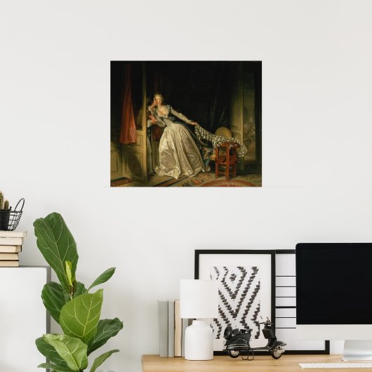 Der gestohlene Kuss Poster (Heimbüro)