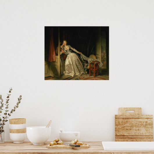 Der gestohlene Kuss Poster (Küche)