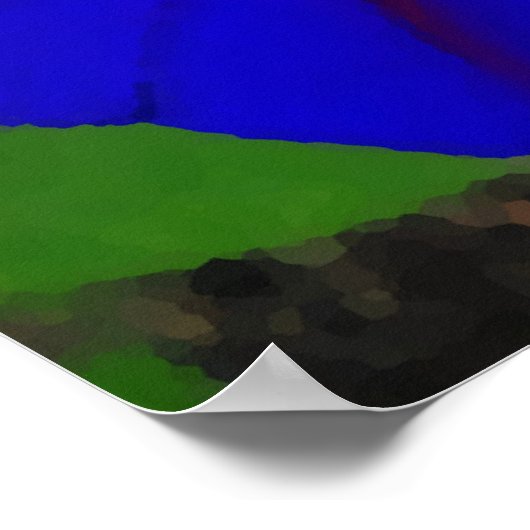 Der gestrichene Morgen Poster (Ecke)