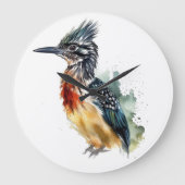 Der gestrichene Runner, Wasserfarbenwegläufer Große Wanduhr (Vorderseite)