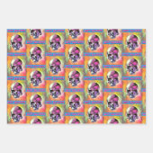 Der gestrichene Schädel. Gestalted Geschenkpapier Set (Vorderseite 2)