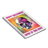 Der gestrichene Schädel. Gestalted Notizblock (Rechte Seite)