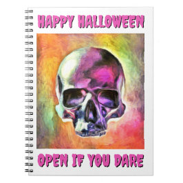 Der gestrichene Schädel. Gestalted Notizblock