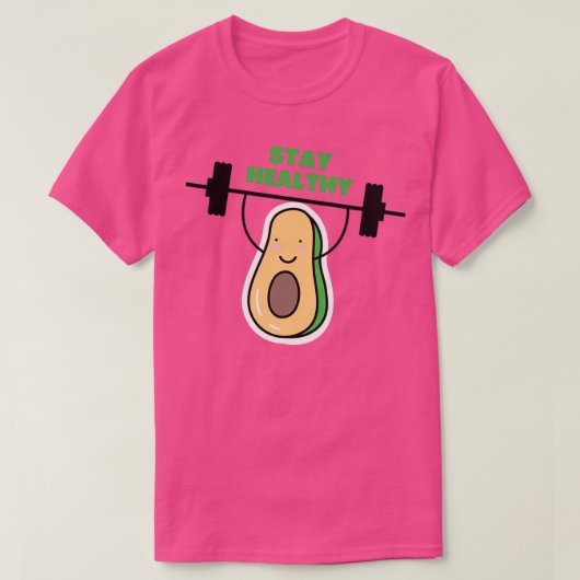 Der gesunde Avocado T-Shirt (Design vorne)