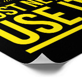 Der gesunde Menschenverstand ist wie ein deodorant Poster (Ecke)