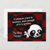 Der gesunde Menschenverstand macht dich zu einem G Postkarte (Vorne/Hinten)