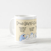 Der gesunde Mistkäfer Kaffeetasse (Vorderseite Links)