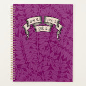 Der GET IT-Planer in Lila Planer (Vorderseite)