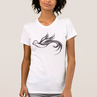 Der getragene Spatz und tattered das Vintage T-Shirt