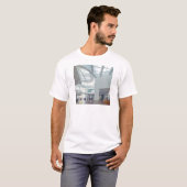 Der Getty Mitteleingangs-Hall-Innenraum T-Shirt (Vorne ganz)