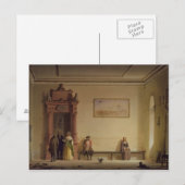 Der Gewartet Saal, 1857 Postkarte (Vorne/Hinten)