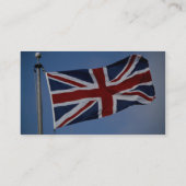 Der Gewerkschafts-Jack, England Visitenkarte (Rückseite)