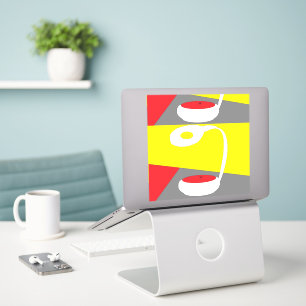 Der gewichtete Laptop-Fall Aufkleber