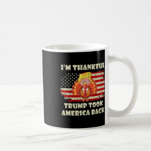 Der Gewinner, den ich bin dankbar, dass Trump gewo Kaffeetasse (Rechts)